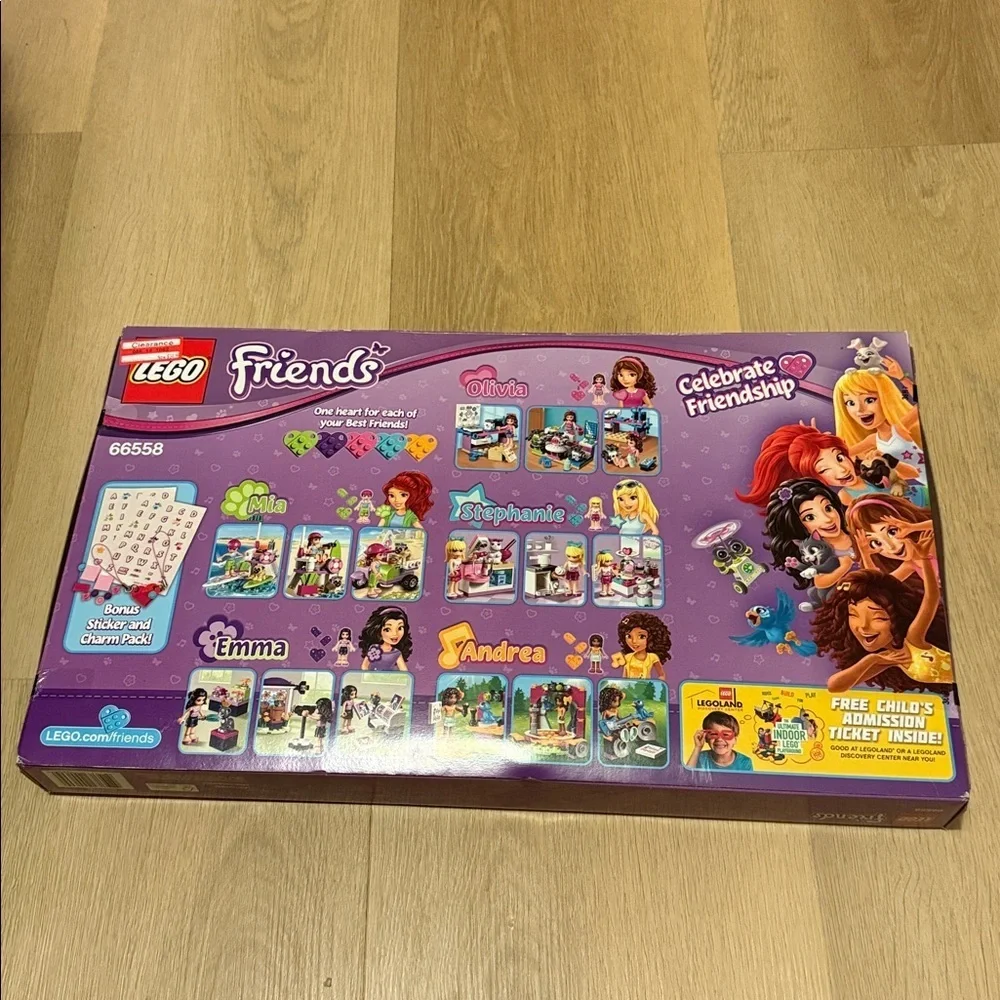 Lego Friends super pack set 66558 new in sealed box 463 pieces rare and retired!